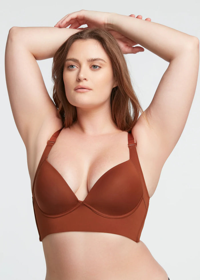 Adjustable Wired Pushup Bra (Black + Brown + Beige)