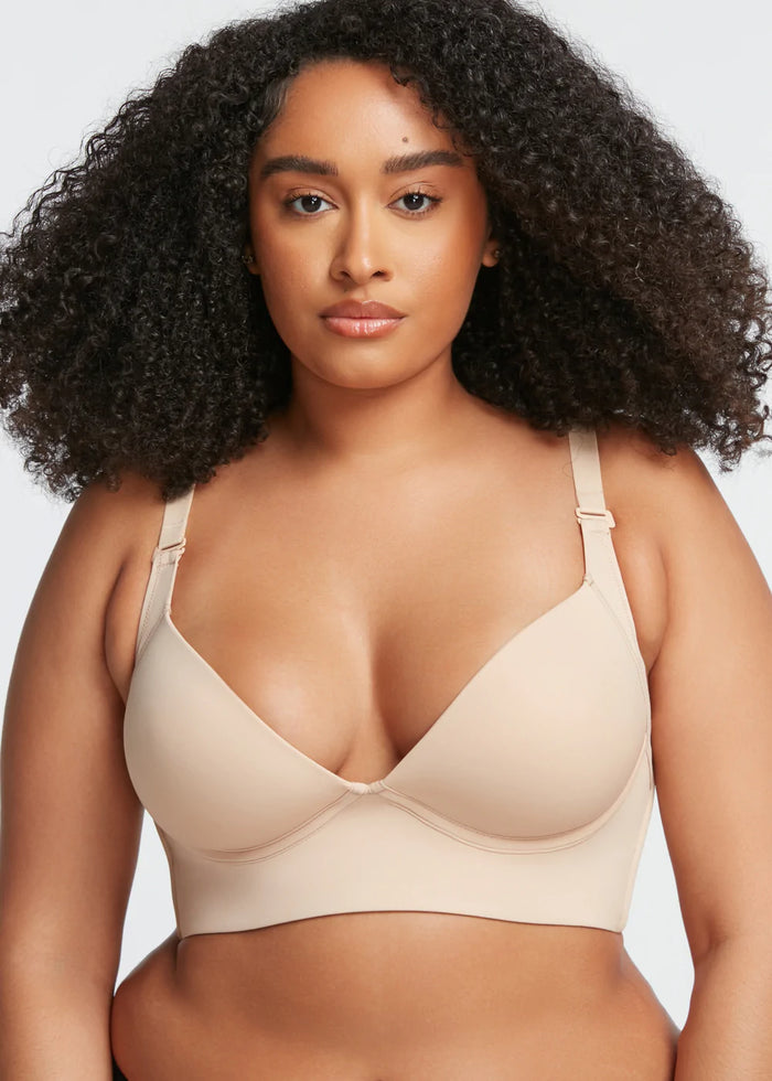 Adjustable Wired Pushup Bra (Black + Brown + Beige)