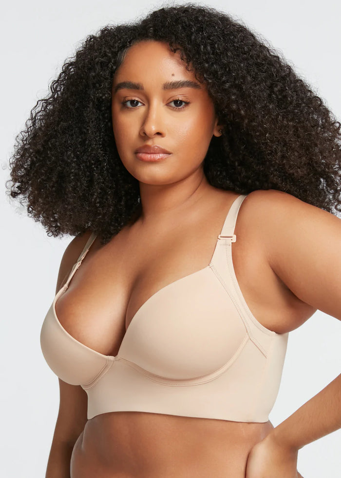 Adjustable Wired Pushup Bra (Black + Brown + Beige)