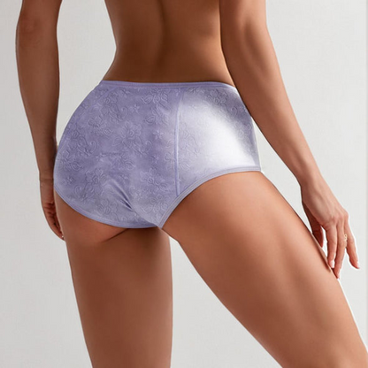 TWO 5 Pack - Purple Jacquard Leakproof Underwear