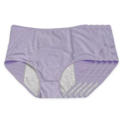 15 Pack - Purple Jacquard Leakproof Underwear