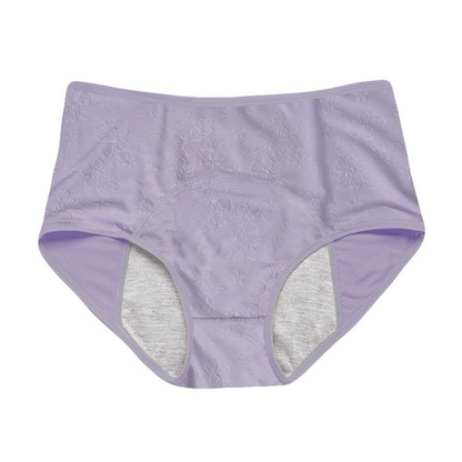 TWO 5 Pack - Purple Jacquard Leakproof Underwear